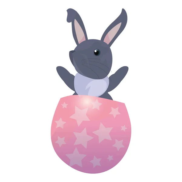 可爱的兔子和复活节 — 图库矢量图片