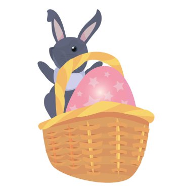 bunny Paskalya yortusu yumurta