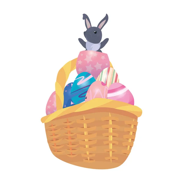 Bunny easter egg — Stockvector