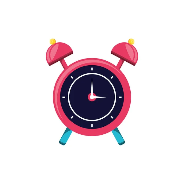 Alarm clock isolated icon — Stock Vector