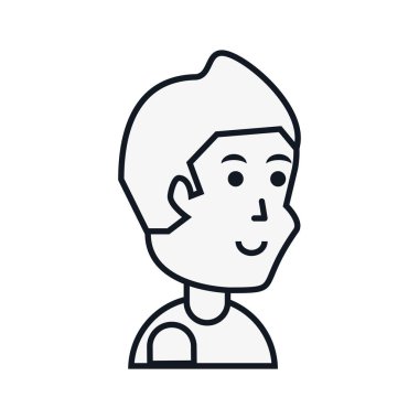 genç adam avatar karakter