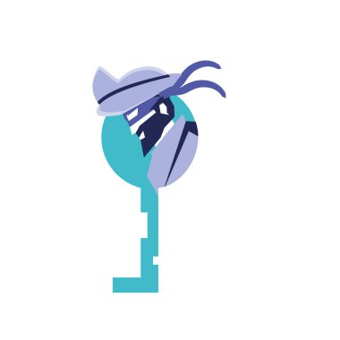 Sibernetik korsan avatar ile anahtar