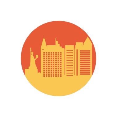 Bina cityscape sahne gün çerçevesinde döngüsel