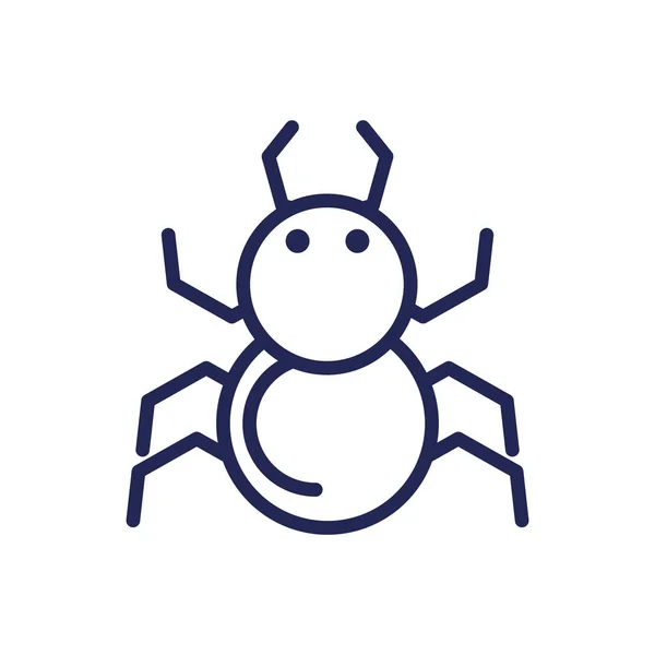 Bug virus infectie pictogram — Stockvector