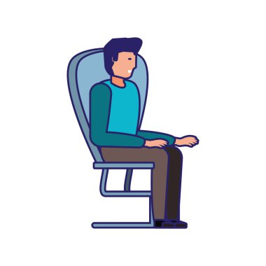 ofis koltuğu ile genç adam avatar