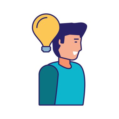 Ampullü genç adam.