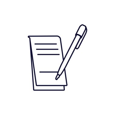 kalem mürekkep yazma kağıt belge ile