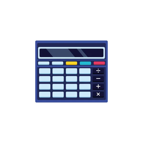 Calcolatrice matematica finanza icona — Vettoriale Stock