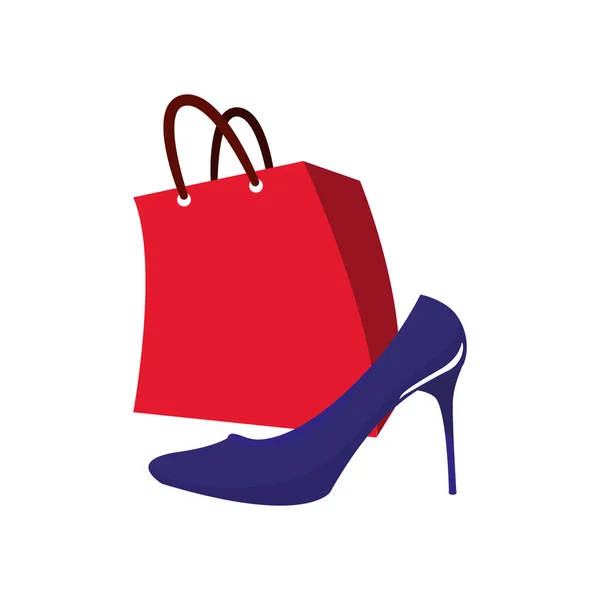 Marché du shopping en ligne — Image vectorielle
