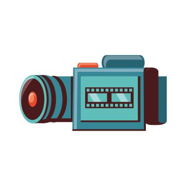 kamera video izole simgesi