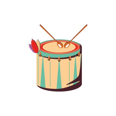 Karnaval davul enstrüman simgesi