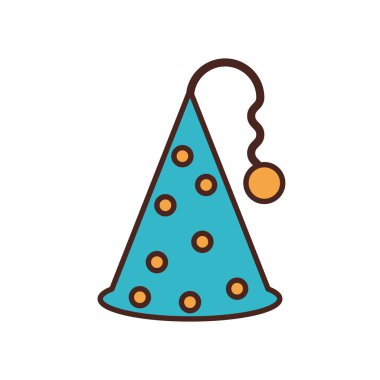 parti şapka dekoratif simgesi