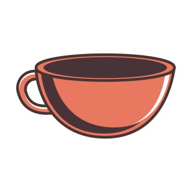 kahve fincan izole simgesi