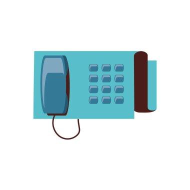 telefon hizmeti izole simgesi