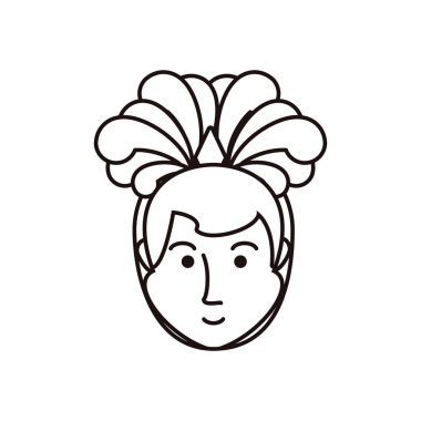 kadın karnaval dansçı başkanı