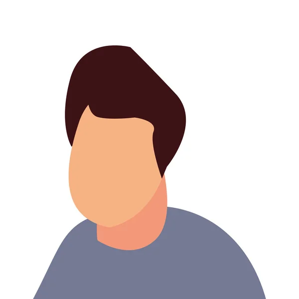 Homme avatar caractère — Image vectorielle