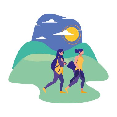 insanlar yürüyüş parkı