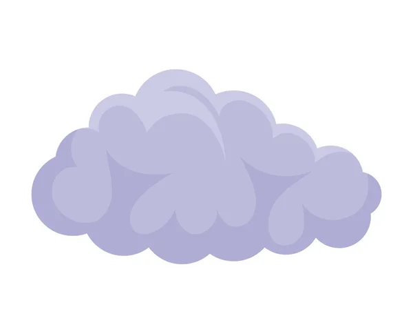 Cielo nube aislado icono — Vector de stock