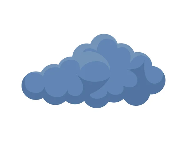 Wolkenhimmel isoliert Symbol — Stockvektor