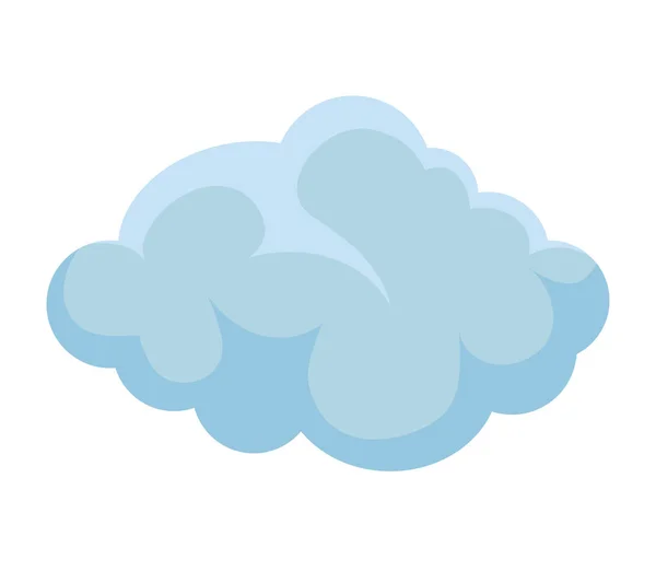 구름 하늘 고립 된 아이콘 — 스톡 벡터
