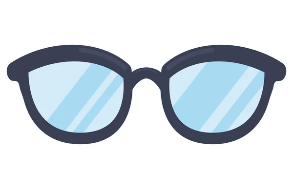 Gafas graduadas icono accesorio — Vector de stock