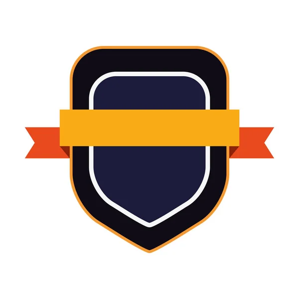 Emblem badge empty template — Stock Vector
