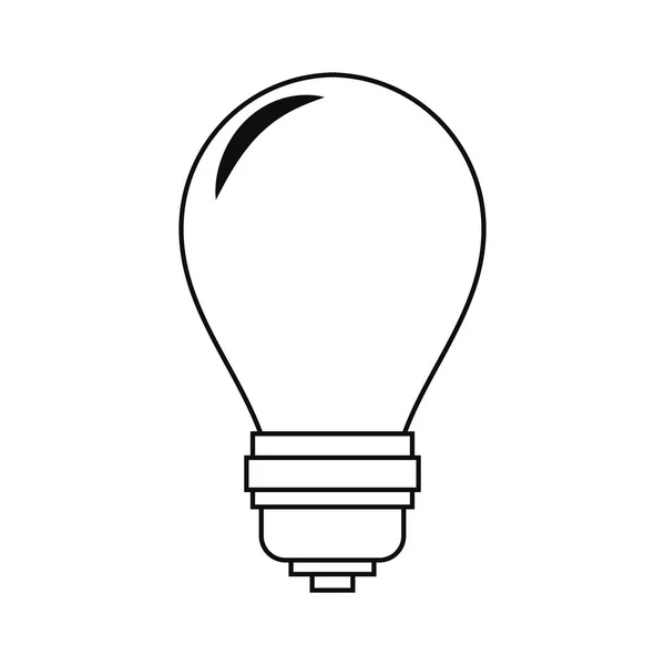 Gloeilamp elektriciteit — Stockvector