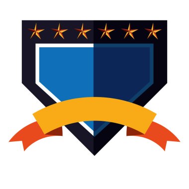 Arma rozet boş şablon