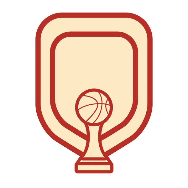 Baloncesto deporte diseño — Archivo Imágenes Vectoriales