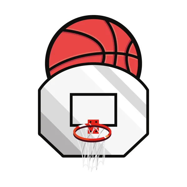 Basketbol spor tasarım — Stok Vektör