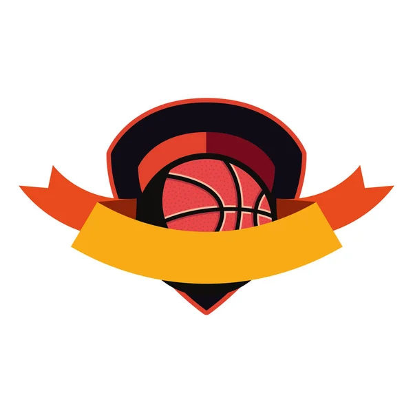 Baloncesto deporte diseño — Vector de stock