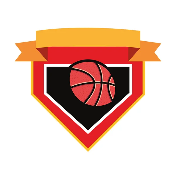 Baloncesto deporte diseño — Vector de stock