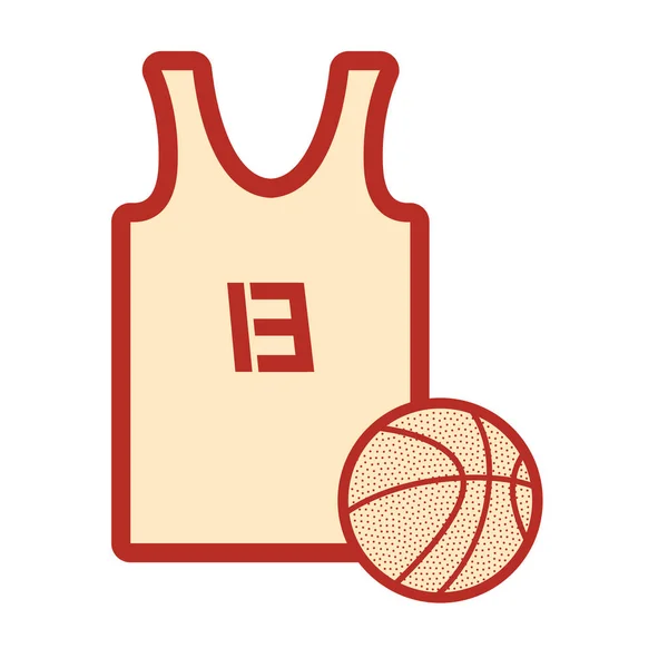 Баскетбол спорт дизайн — стоковий вектор