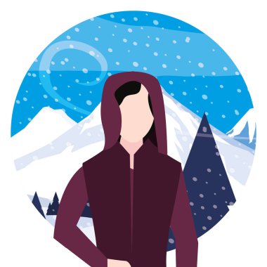 manzara doğa ile adam