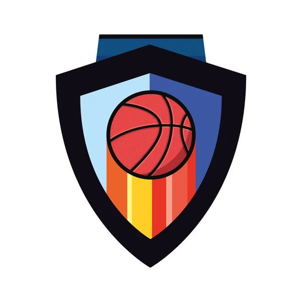 Basket-ball design sportif — Image vectorielle