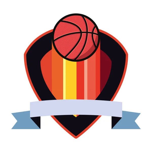 Basket-ball design sportif — Image vectorielle