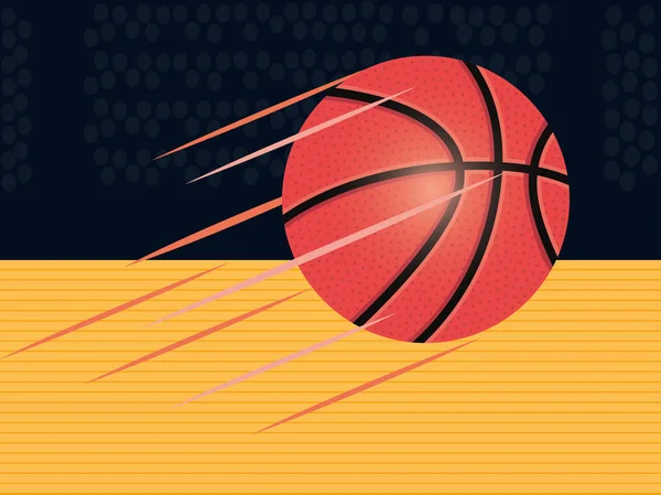 बास्केटबॉल खेल डिजाइन — स्टॉक वेक्टर