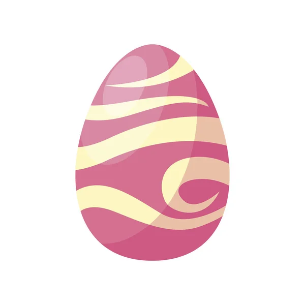 Happy easter egg painted — Stock Vector