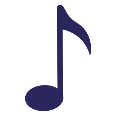 müzik Not izole simgesi