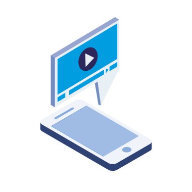 Konuşma baloncuklu akıllı telefon