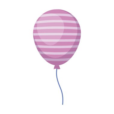 Balonlar helyum izole simgesi