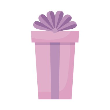 hediye kutusu ile yay simgesi mevcut