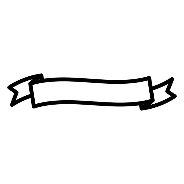 Band-Band-Rahmen-Symbol — Stockvektor