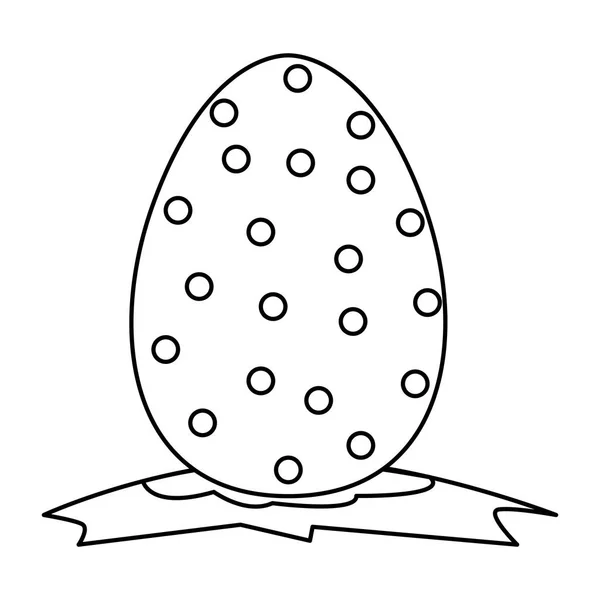快乐的复活节彩蛋画 — 图库矢量图片