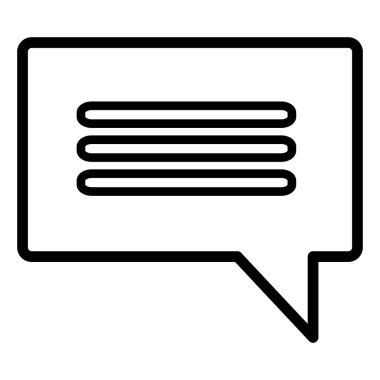 konuşma balonu ileti simgesi