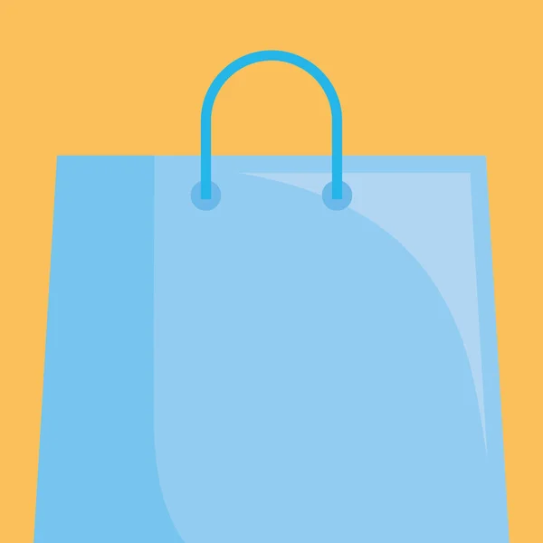 Shopping väska isolerade ikonen — Stock vektor