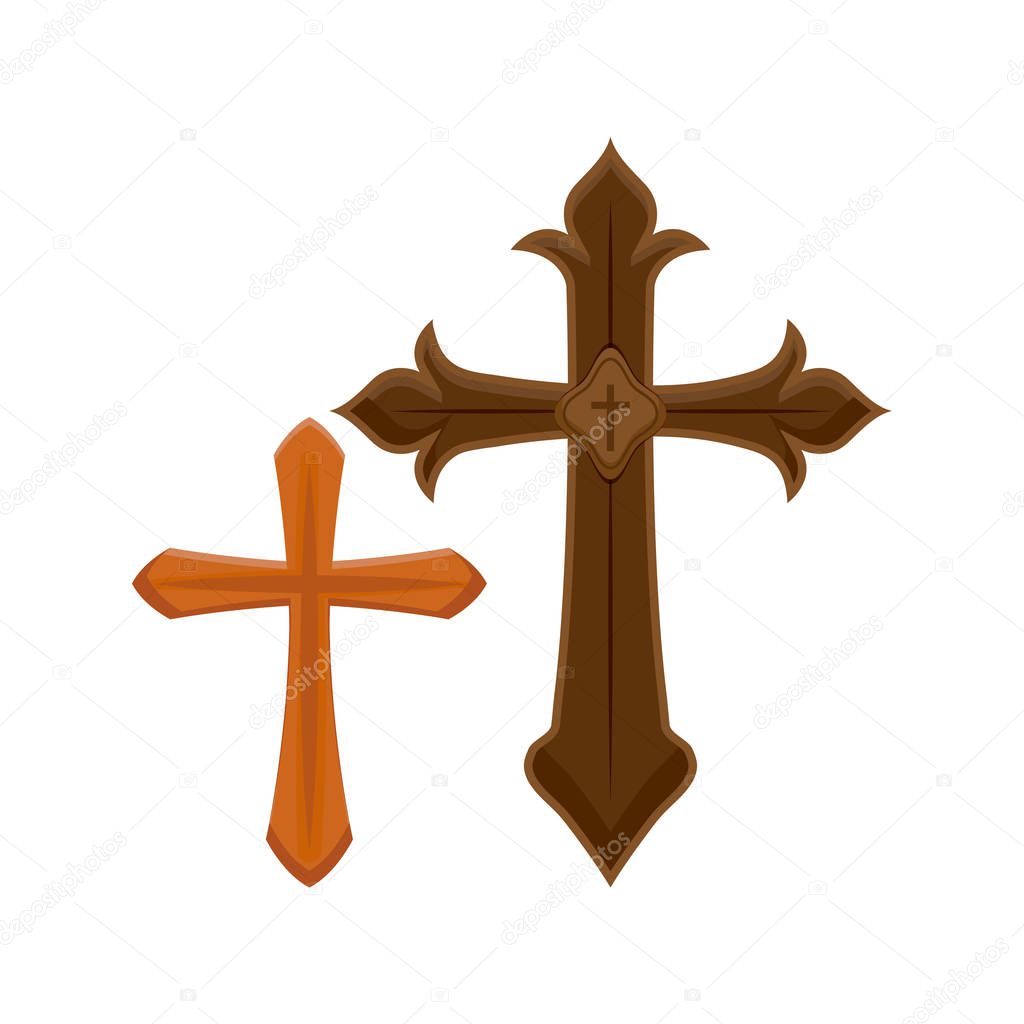 set of crosses catholics