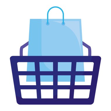 alışveriş sepeti ve çanta