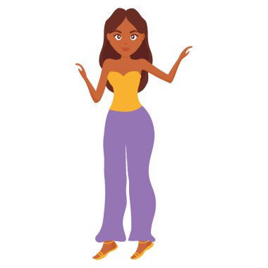 güzel ve seksi kadın karakter