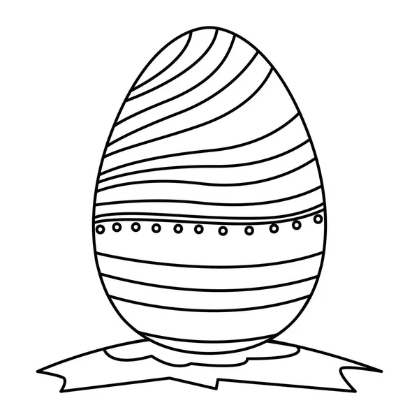 Happy easter egg geschilderd — Stockvector